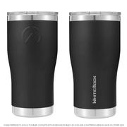 Whiterock Pioneer 20oz Tumbler c/w Slide Lid, Multiple Colours Black