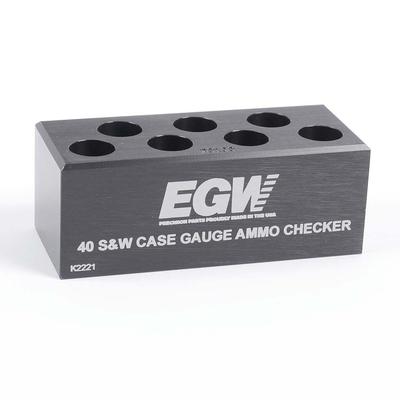 EGW Case Gauge Ammo Checker .40S&W 7-Hole