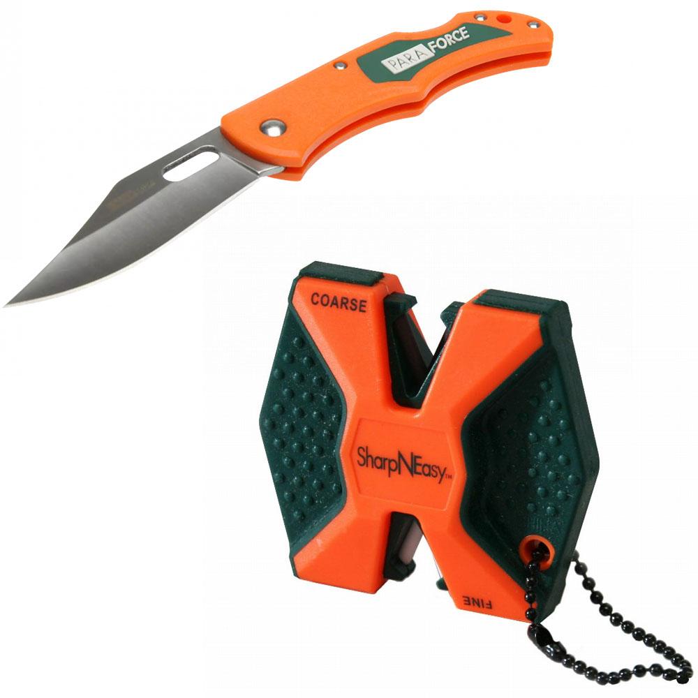 Bullseye North AccuSharp 810C Paraforce Lockback Knife & SharpNEasy 2