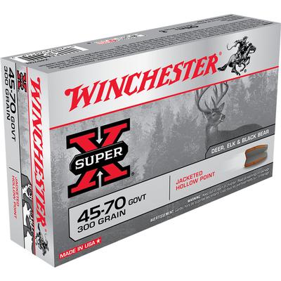 Winchester Super-X .45-70 Govt 300gr JHP, Box of 20