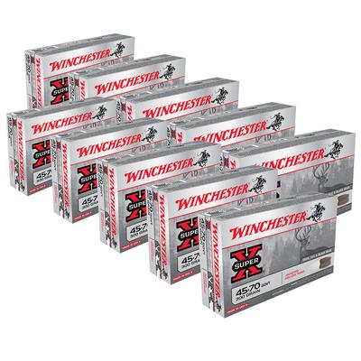 Winchester Super-X .45-70 Govt 300gr JHP, Case of 10 Boxes of 20 - 200rds