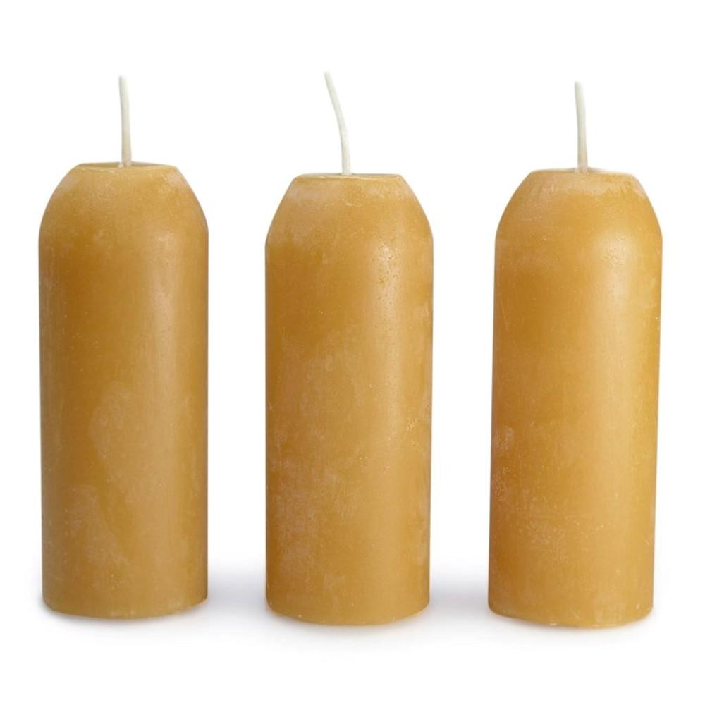  Uco 12- Hour Beeswax Candles, 3 Pack