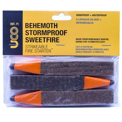 UCO Fire Starting Stormproof Behemoth Strikable Fire Starter, 3 Pack