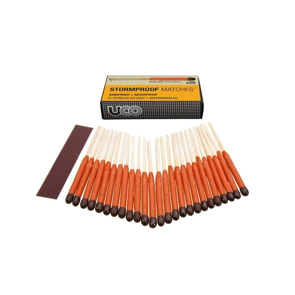  Uco Stormproof Matches - 1 Box, 25 Matches