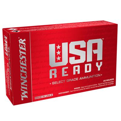 Winchester USA Ready 6.5 Creedmoor 140gr FMJOT, Box of 20
