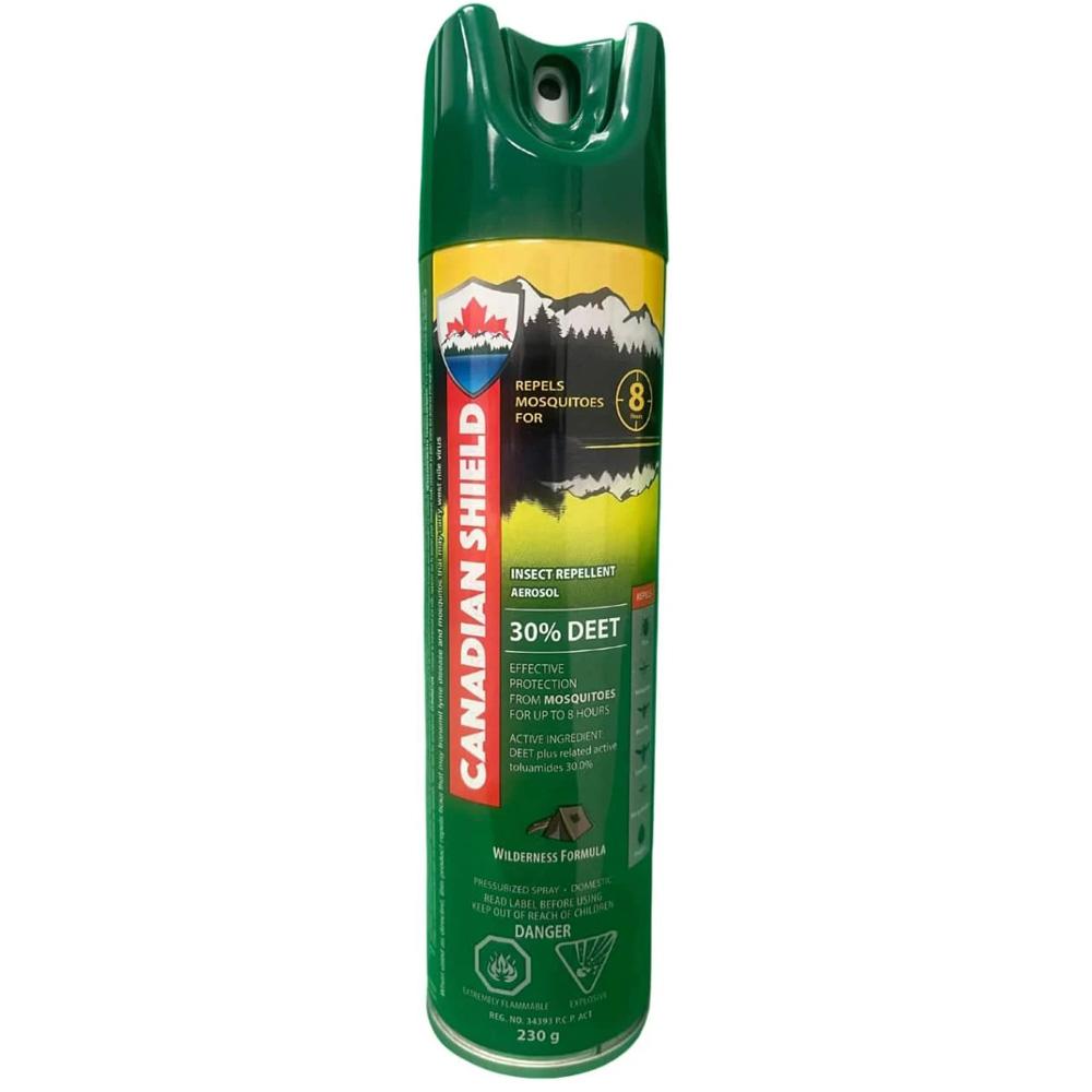  Canadian Shield Insect Repellent 230g 30 % Deet Aerosol Csa02
