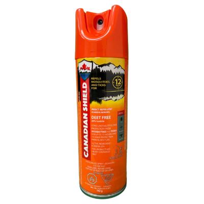 Canadian Shield Insect Repellent 142G 20% ICARIDIN | Deet Free Aerosol CSA03 