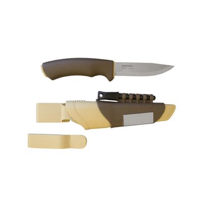 Morakniv Bushcraft Survival (S) Knife, Desert with Fire Steel and Sharpener