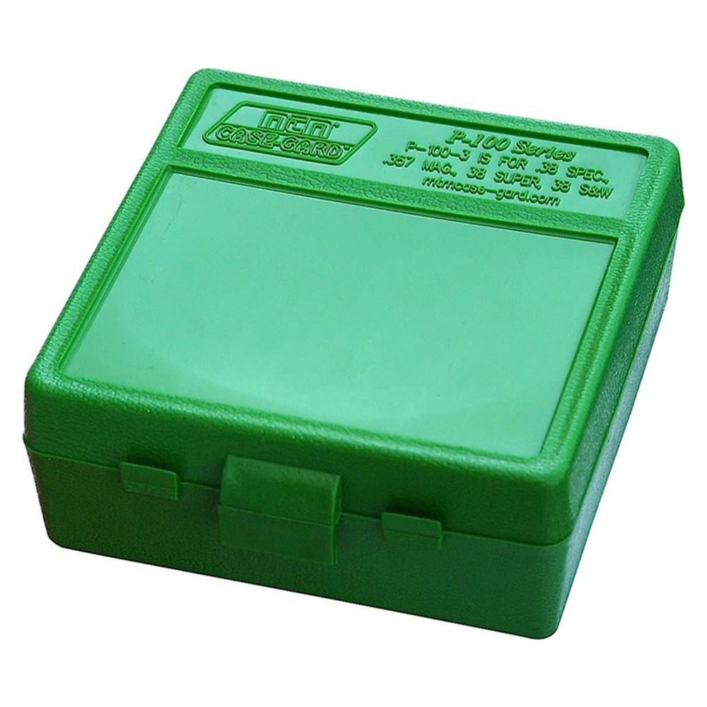 Bullseye North MTM CaseGard P100 Series Flip Top Handgun Ammo Box