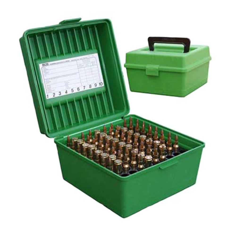 Bullseye North MTM CaseGard 100 Series Deluxe Rifle Flip Top Ammo