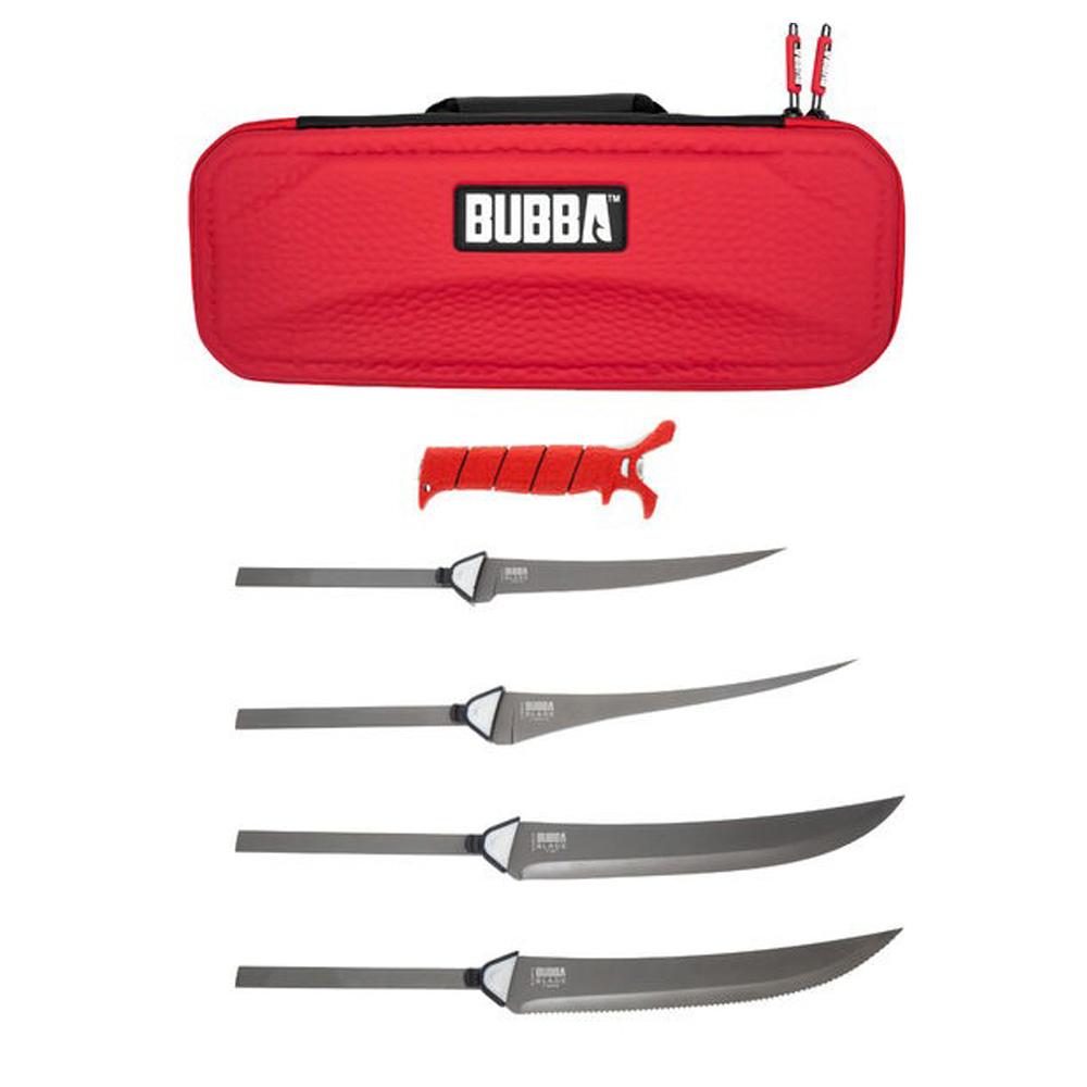  Bubba Multi- Flex Interchangeable Fillet Knife Set, 4 Blades