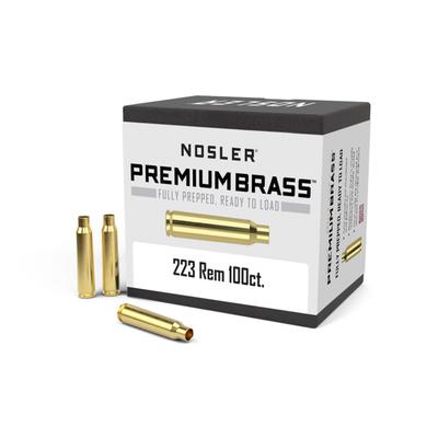 Nosler 223 Rem Premium Brass, Box of 100