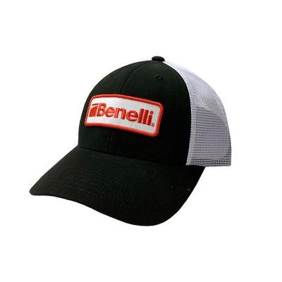Benelli Trucker Hat, Black/White