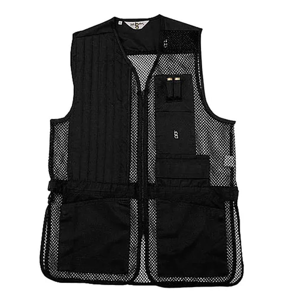 Bullseye North Bob Allen Shooting Vest 240M, Mesh, Black, Right Hand