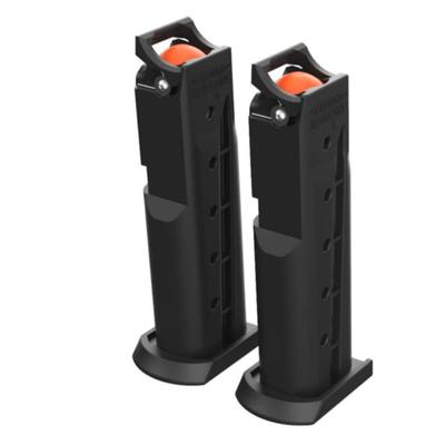 Bryna 5 Round Spare Magazines, Detachable Clips, 2 Pack, Black