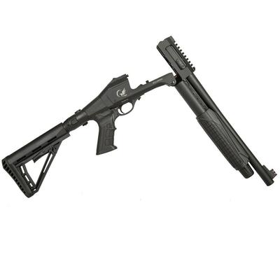Tamgha Arms Taiga Wolverine XT 12 Gauge Folding Pump Action Shotgun, M4 Buffer Tube, 18.5