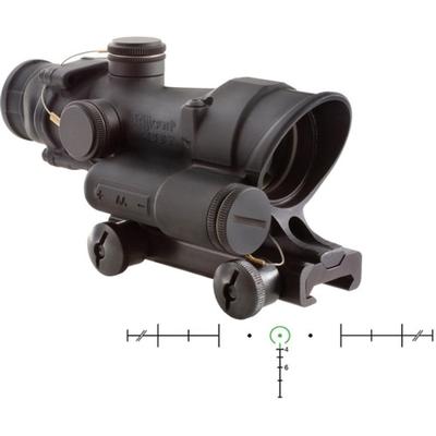 Trijicon 4x32 ACOG LED-Illuminated Rifle Scope, Matte Black, Green Horseshoe/Dot Reticle
