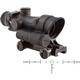 Trijicon 4x32 Acog Led- Illuminated Rifle Scope, Matte Black, Green Horseshoe/Dot Reticle