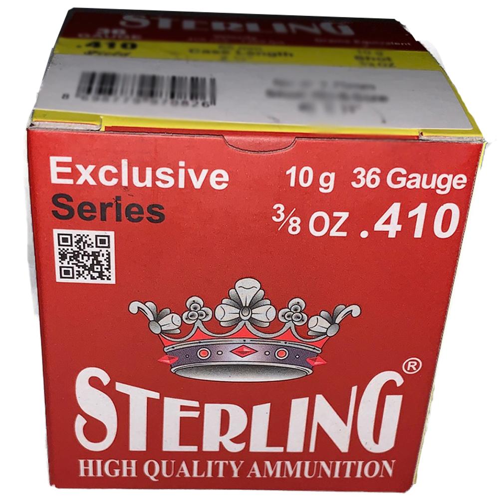  Sterling Ammunition Shotgun 410ga # 8 Shot, 2.5 
