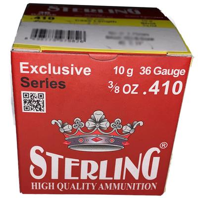 Sterling Ammunition Shotgun 410GA #8 Shot, 2.5