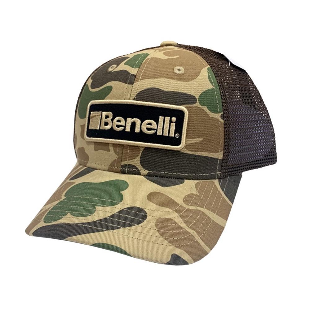  Benelli Trucker Hat Cloud Camo + Brown Mesh