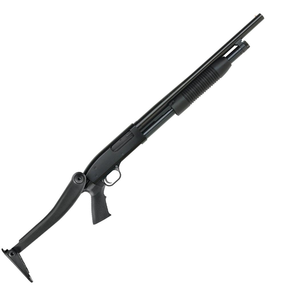Bullseye North Mossberg Maverick 88 Pump Shotgun 12 GA 18.5'' Barrel ATI Top Folding Stock