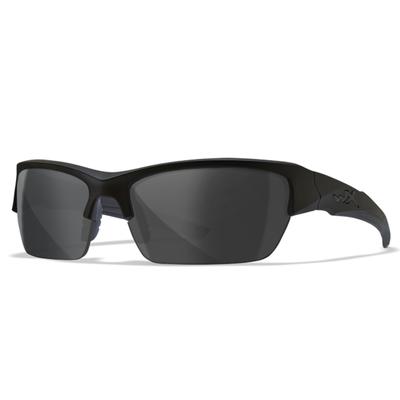 Wiley X WX Valor Polarized Sunglasses (Matte Black Frames, Smoke Gray Lenses)