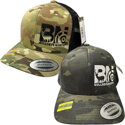 Bullseye North Brand Hat, Authentic Snapback, 2 Styles