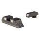  Trijicon Bright & Tough 3 Dot Night Sight Set, White Front & Rear