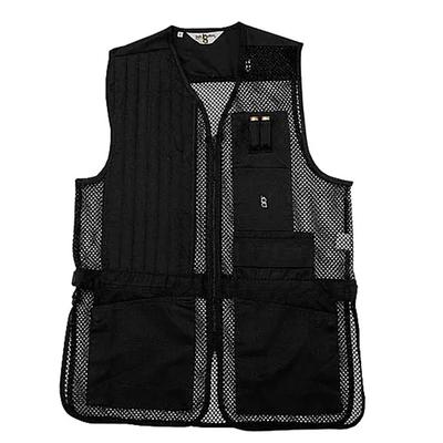 Bob Allen Shooting Vest 240M, Mesh, Black, Right Hand - 2XL