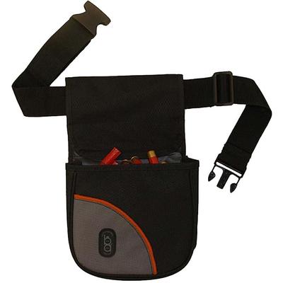 Bob Allen Club Series Shell Pouch Black w/Belt, One Size