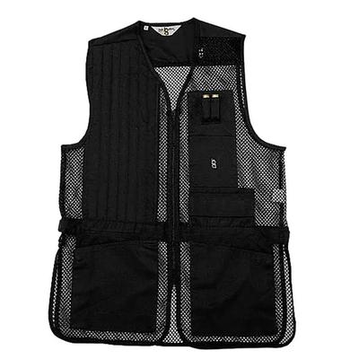 Bob Allen Shooting Vest 240M, Mesh, Black, Right Hand - XL
