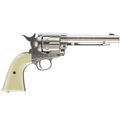 Umarex Colt SAA 1873 .177 BB Gun Revolver Nickel (410 FPS) – Faux Pearl Grips - NO PAL REQUIRED 