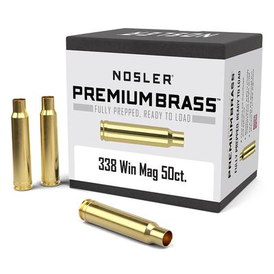 Nosler 338 Win Mag Premium Brass, Box Of 50