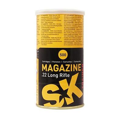 SK Magazine Ammunition, 22LR 40gr Lead Round Nose, Can of 500