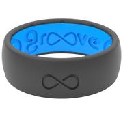 Groove Life Solid Ring, Various Sizes And Colours Despstone/blue