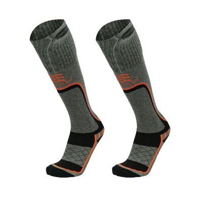 Premium Merino 2.0 Heated Socks, Men`s, 3.7V, Medium, Dark Grey