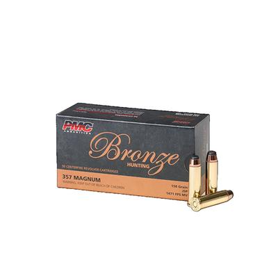 PMC Bronze .357 Magnum 158 Grain Jacketed Soft Point - Box of 50