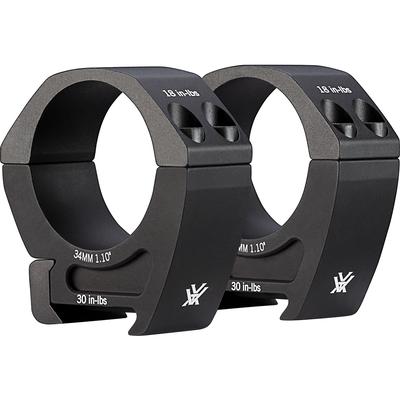 Vortex Pro 34mm Scope Rings - Low (Set Of 2)