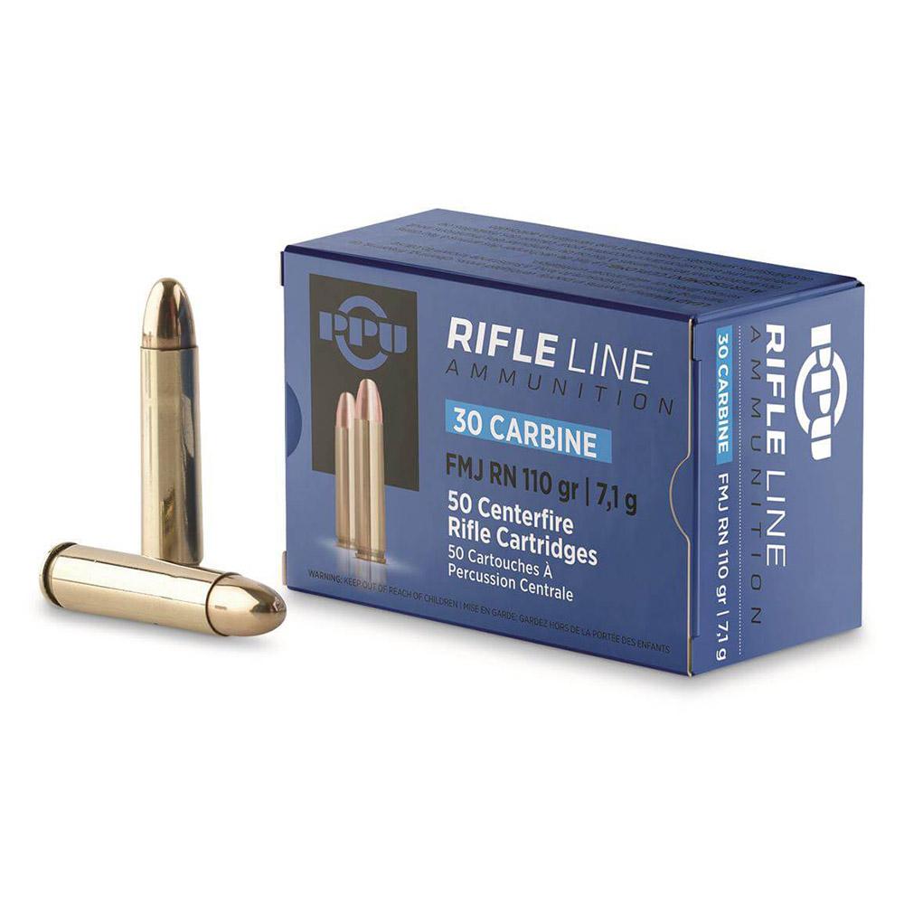 Prvi .30 Carbine 110 Grain FMJ Round Nose - Box of 50