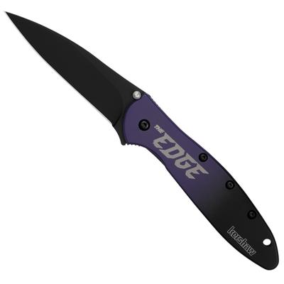 Kershaw Leek The Edge Limited Edition Pocket Knife, Purple & Black 1660EDGE 