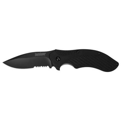Kershaw Clash Folding Pocket Knife - Serrated Black