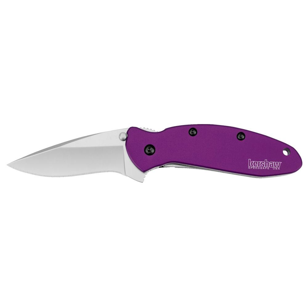  Kershaw Scallion Folding Pocket Knife - Purple