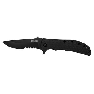 Kershaw Volt II Folding Pocket Knife - Serrated Black