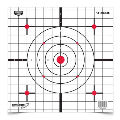 Birchwood Casey Eze-Scorer 12 Inch Sight-In Paper Target - 13 Sheets