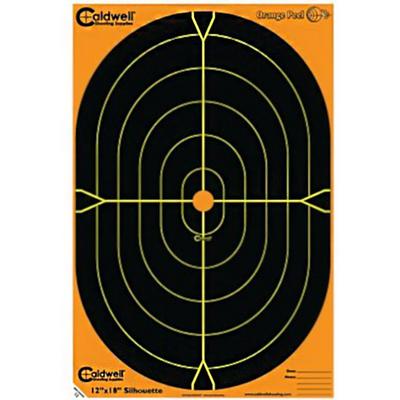 CALDWELL ORANGE 12X18 SILHOUETTE TARGET, 25PK