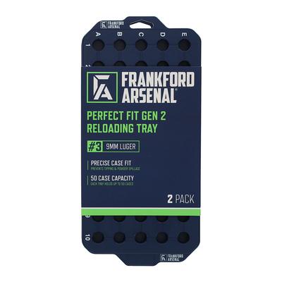 Frankford Arsenal Perfect Fit Gen 2 Reloading Trays (Tray # 3 9mm Luger) - Pack of 2