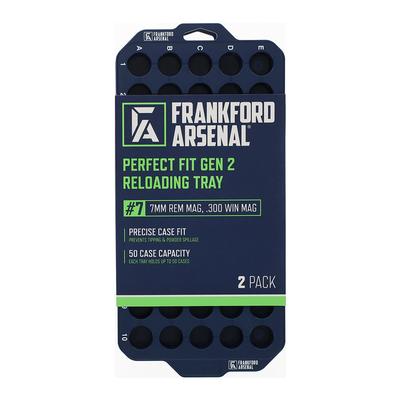 Frankford Arsenal Perfect Fit Gen 2 Reloading Trays (Tray # 7 .300 Win Mag, 7mm Rem Mag) - Pack Of 2