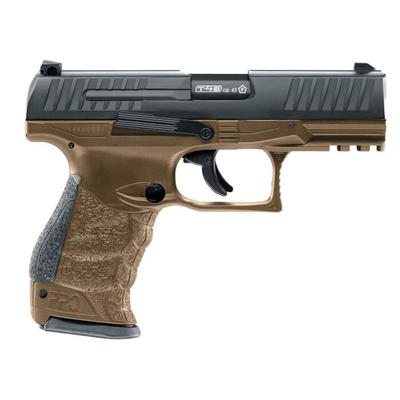 Umarex T4E Walther PPQ M2 (4.5 Joules) .43 Cal Paintball Marker Pistol, FDE - NO PAL Required