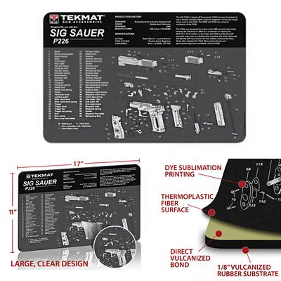 TEKMAT- SIG SAUER P226 TEKMAT GUN CLEANING MAT Page Title:  Meta Desc:  Meta Tags: 